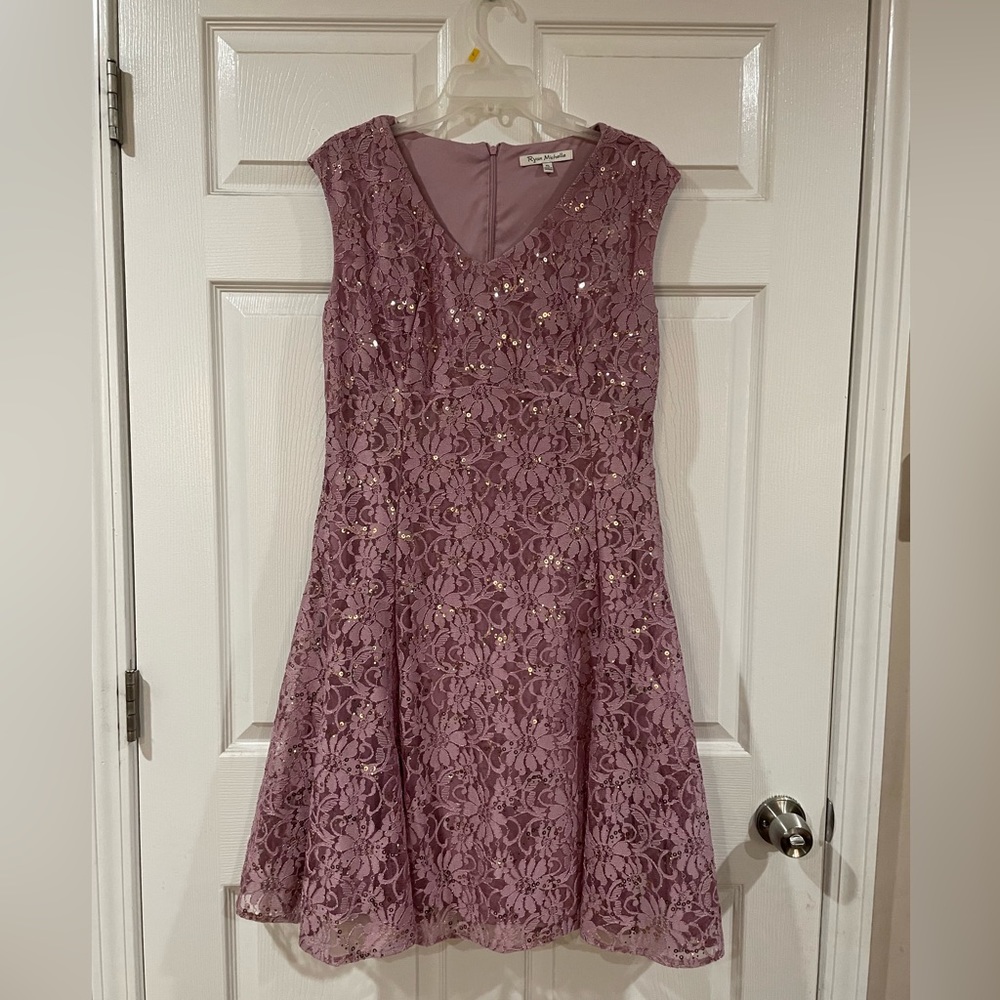 NWOT Mauve colored dress fancy